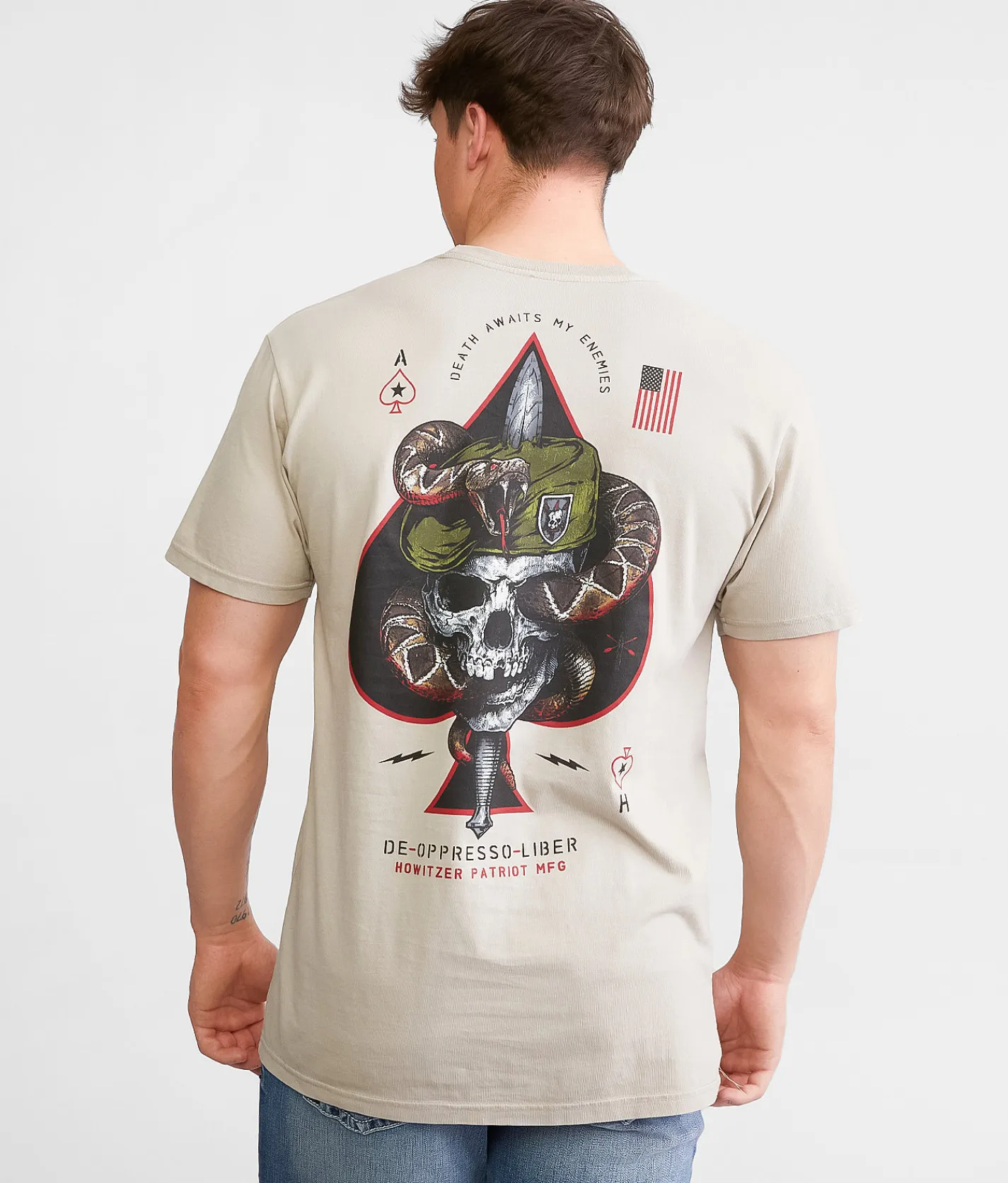 Howitzer Snake Eater T-Shirt Chateau Grey Discount