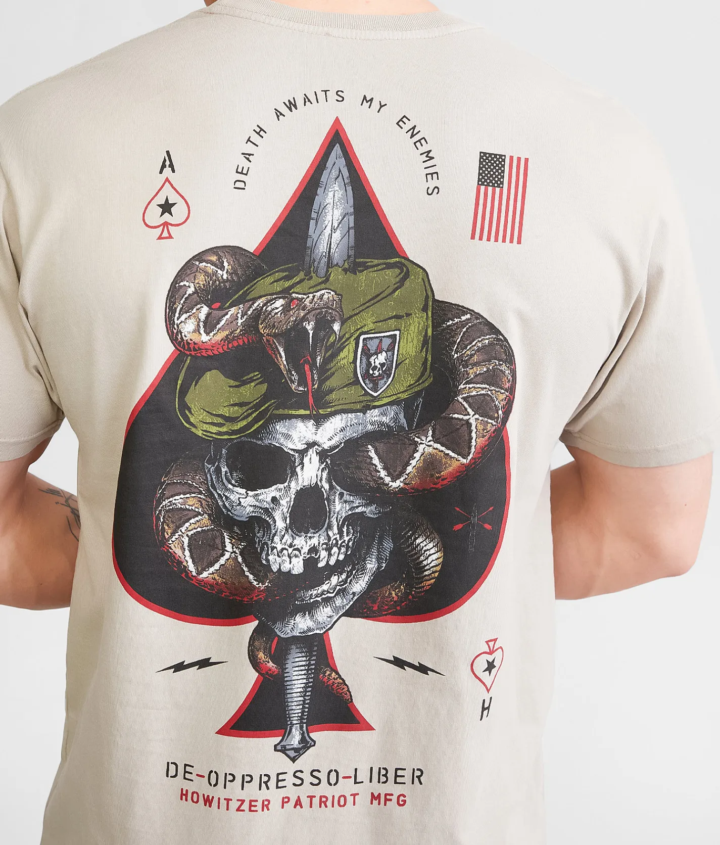 Howitzer Snake Eater T-Shirt Chateau Grey Discount