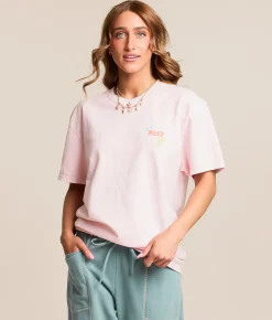 Reef Snake T-Shirt Pale Lilac Mineral Wash Clearance