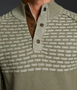 Tops | Outpost Makers Snap Henley Sweater Vetiver
