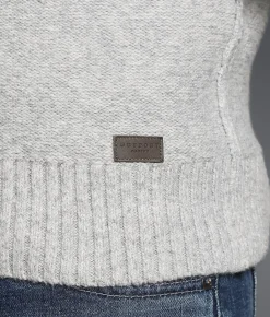 Outpost Makers Snap Henley Sweater Grey Combo Best