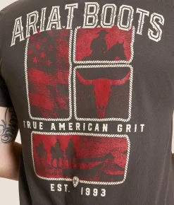 Tops|Graphic T-Shirts | Ariat Snapshot Grit T-Shirt Vintage Black