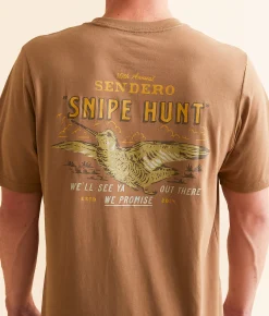 Graphic T-Shirts | Sendero Provisions Co. Snipe Hunt T-Shirt Light Brown