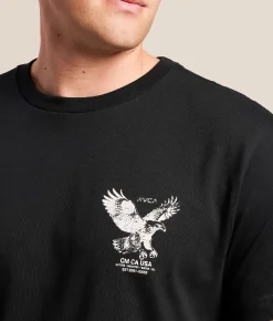 Tops|Graphic T-Shirts | RVCA Soaring T-Shirt Black