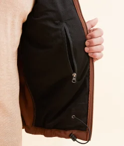Coats & Jackets | Hooey Softshell Aztec Vest Cream Rust
