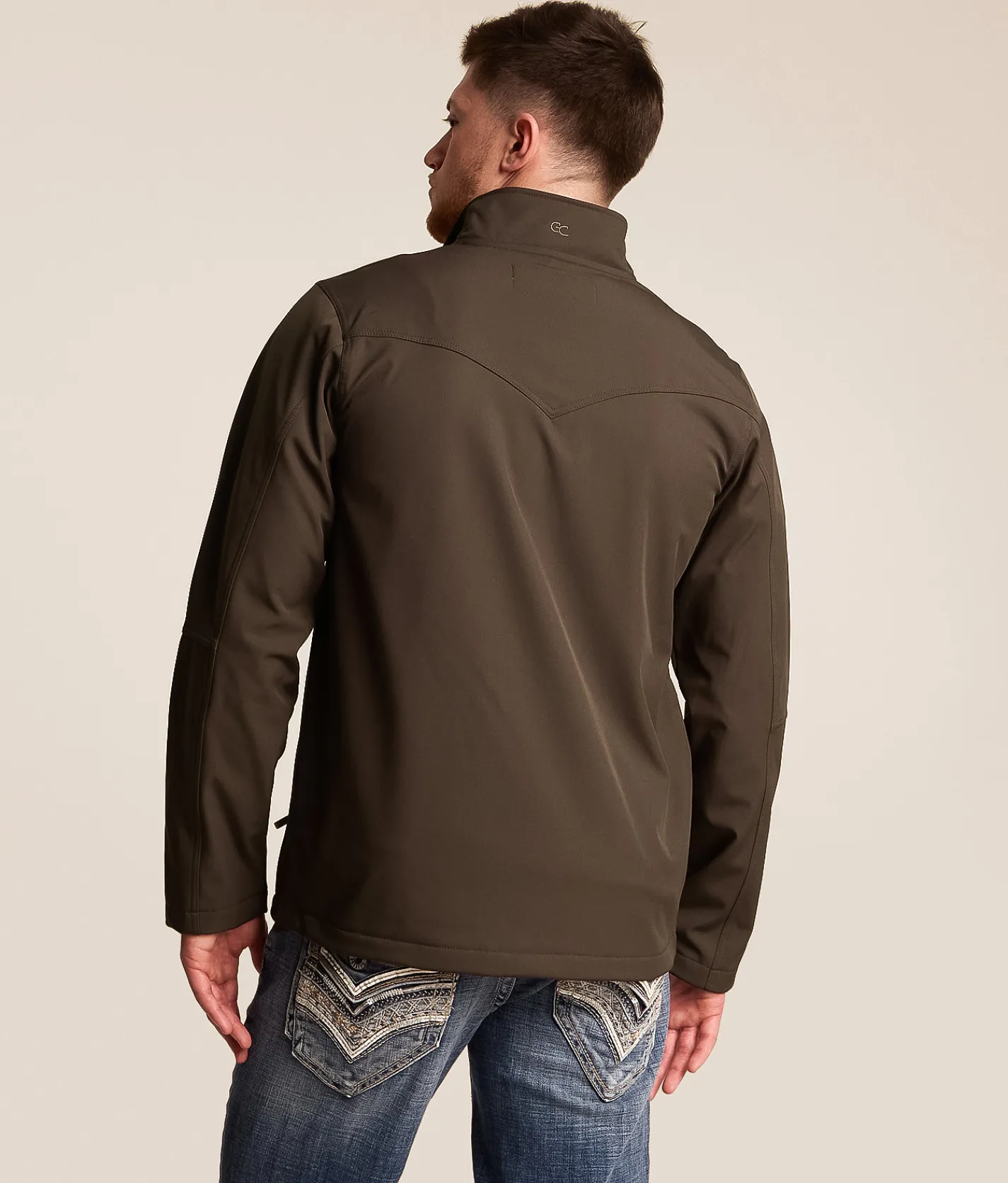 Gentry County Softshell Jacket Mulch Hot