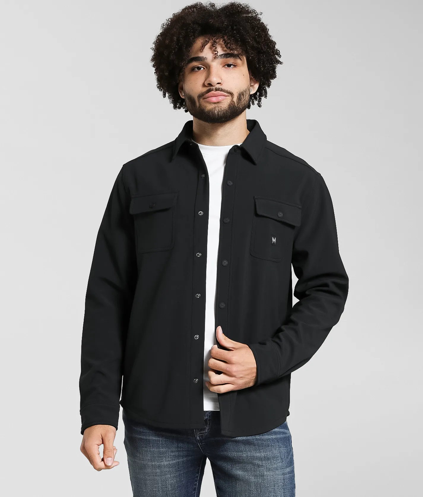 Tops|Coats & Jackets | Maven Co-op Softshell Performance Shacket Green