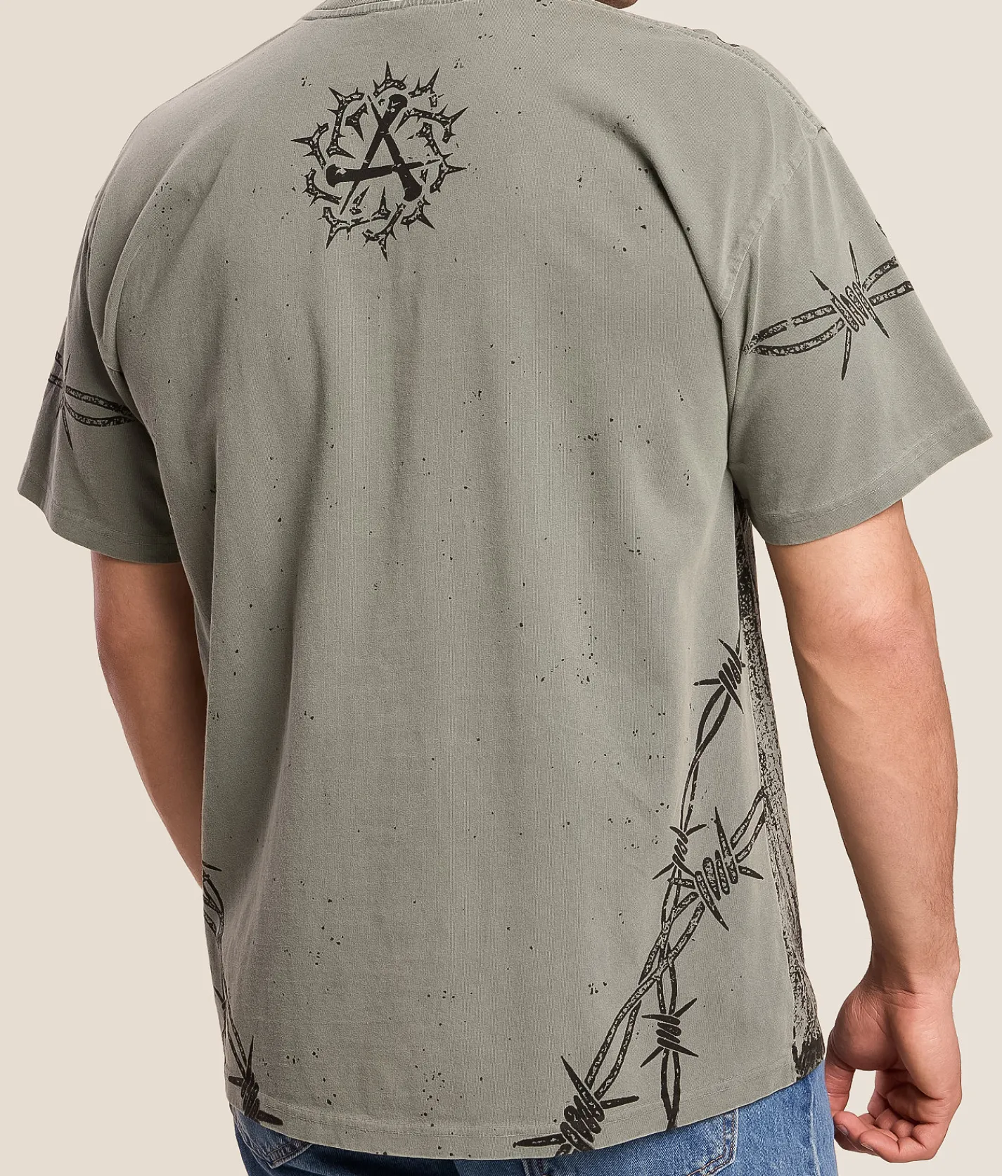 Tops | Affliction Solemn Requiem T-Shirt Mulled Basil Pigment Dye