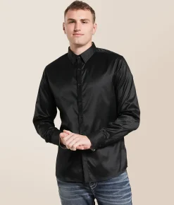 Tops | J.B. Holt Solid Athletic Stretch Shirt Black