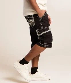Rock Revival Solid Cargo Short Black Outlet