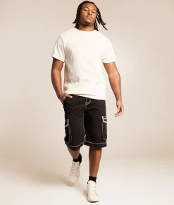 Rock Revival Solid Cargo Short Black Outlet