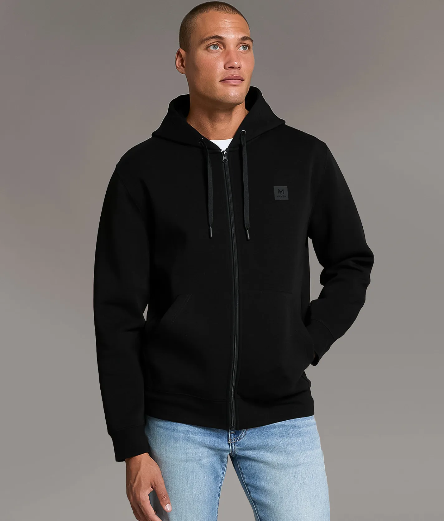 Maven Co-op Solid Heat Hoodie Black Clearance