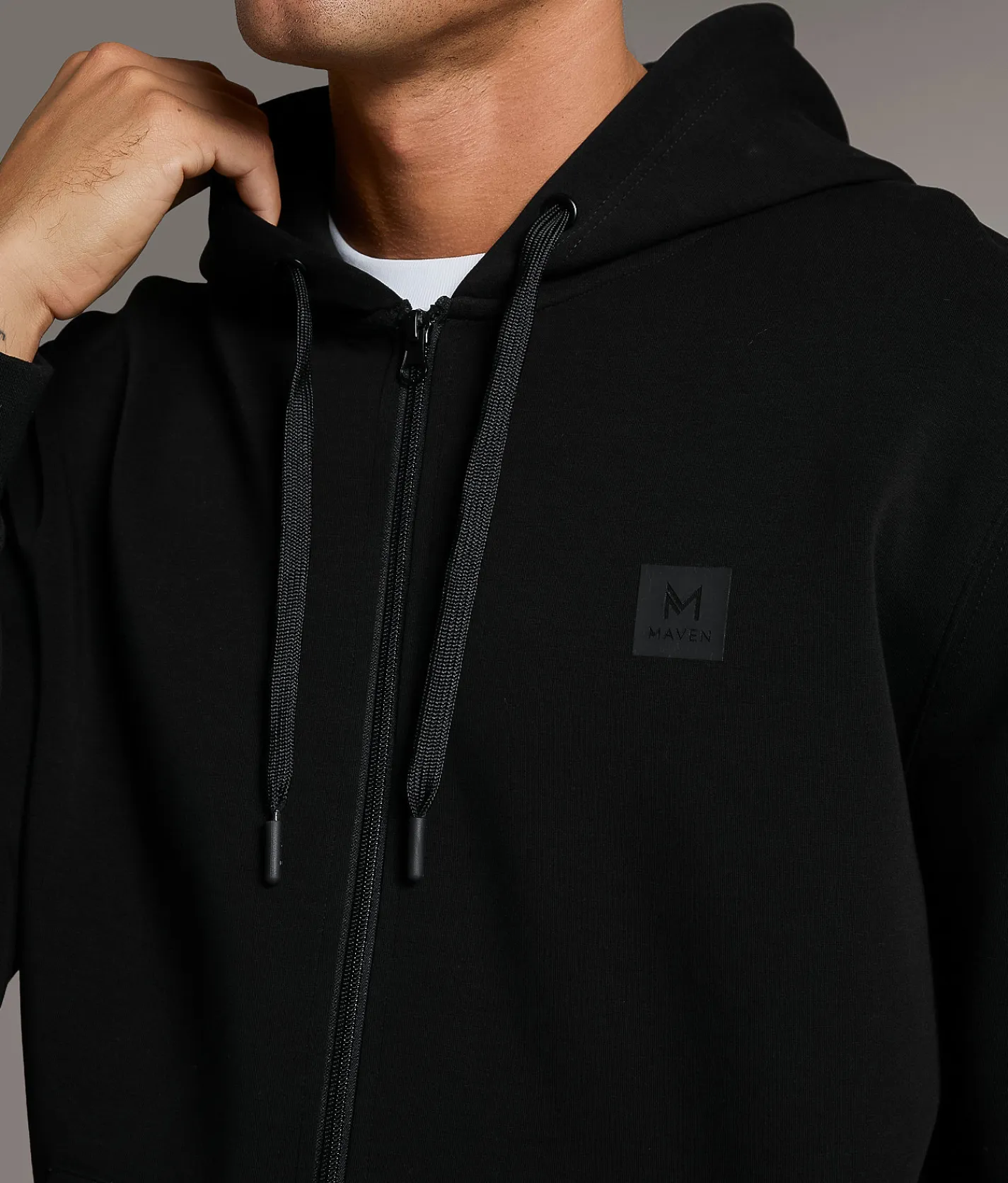 Maven Co-op Solid Heat Hoodie Black Clearance
