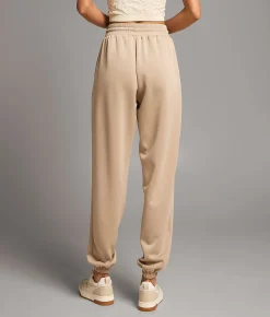 Bottoms | BKE Solid Knit Jogger Cobblestone
