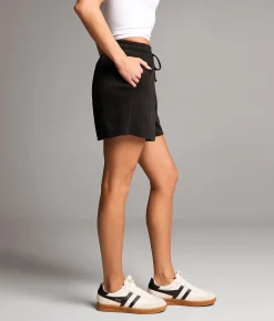BKE Solid Knit Short Black Sale
