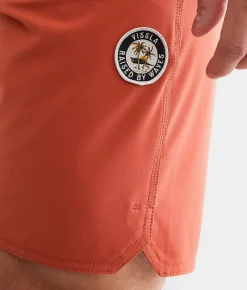 Vissla Solid Sets Stretch Swim Trunks Stone Blue