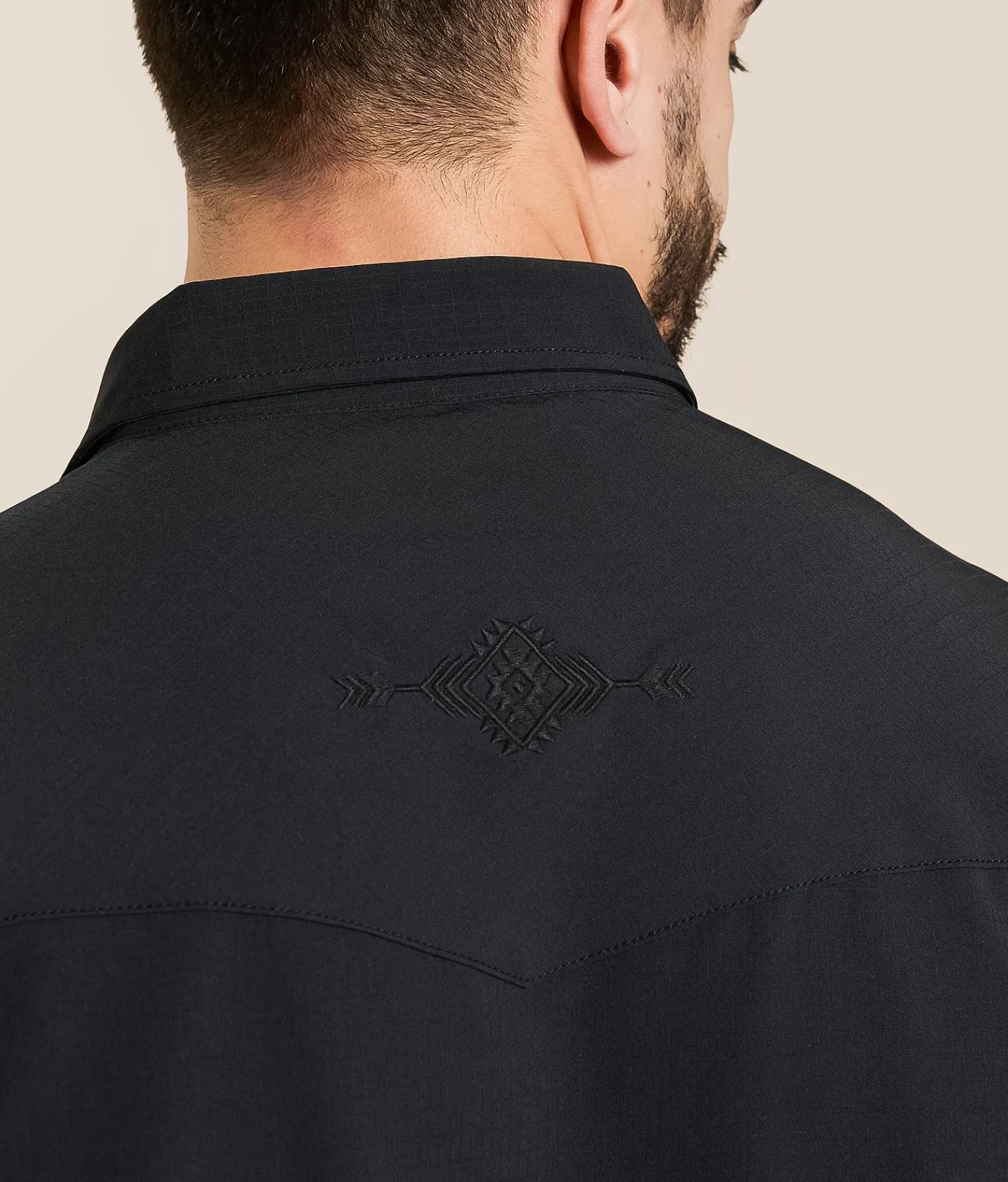 Tops | Gentry County Solid Standard Shirt Black
