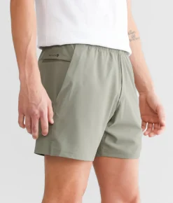 Veece Solid Stretch Short Eucalyptus Discount