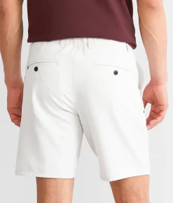 Bottoms|Shorts | Maven Co-op Solid Stretch Short Ecru