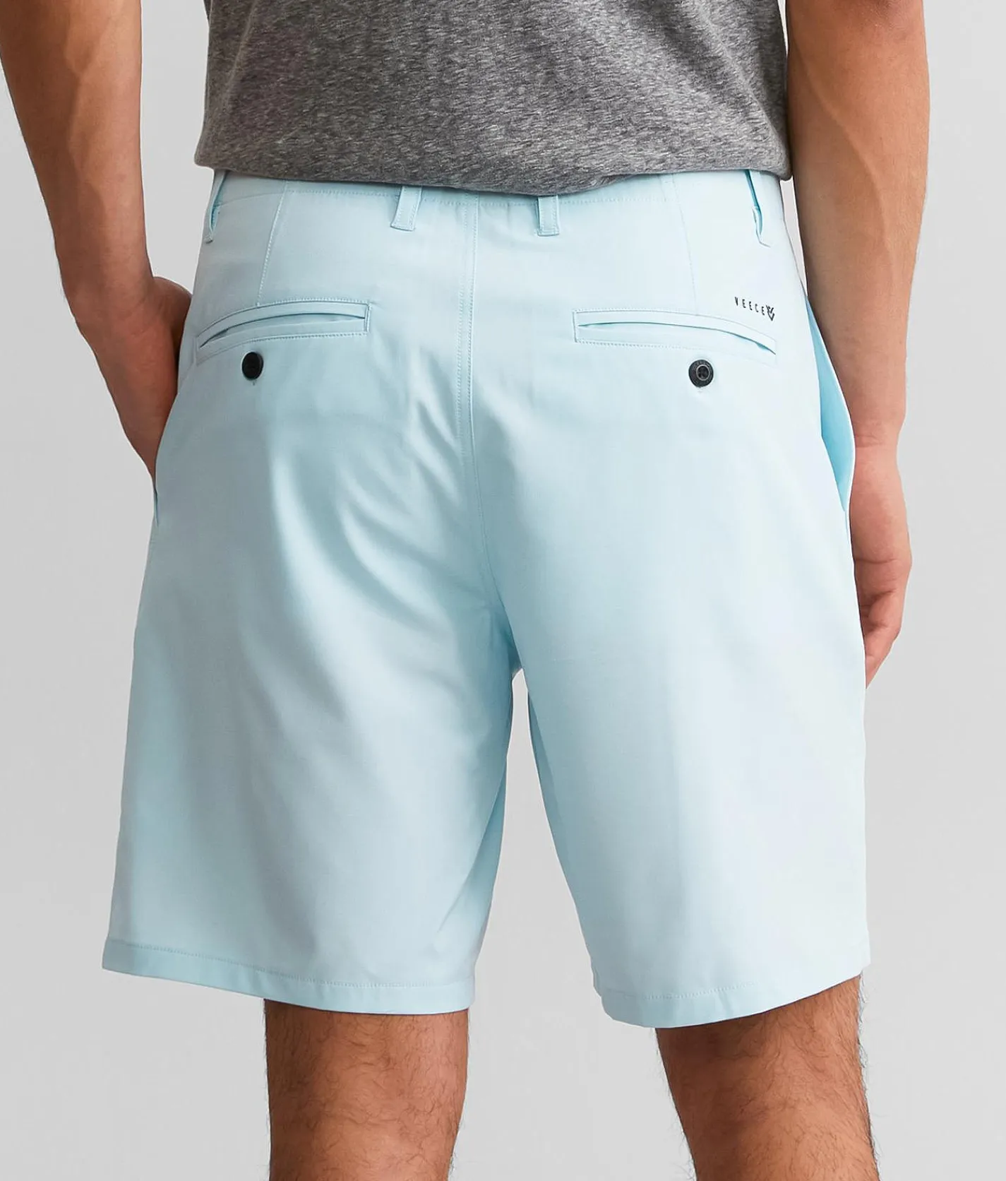 Veece Solid Stretch Walkshort Light Blue Best