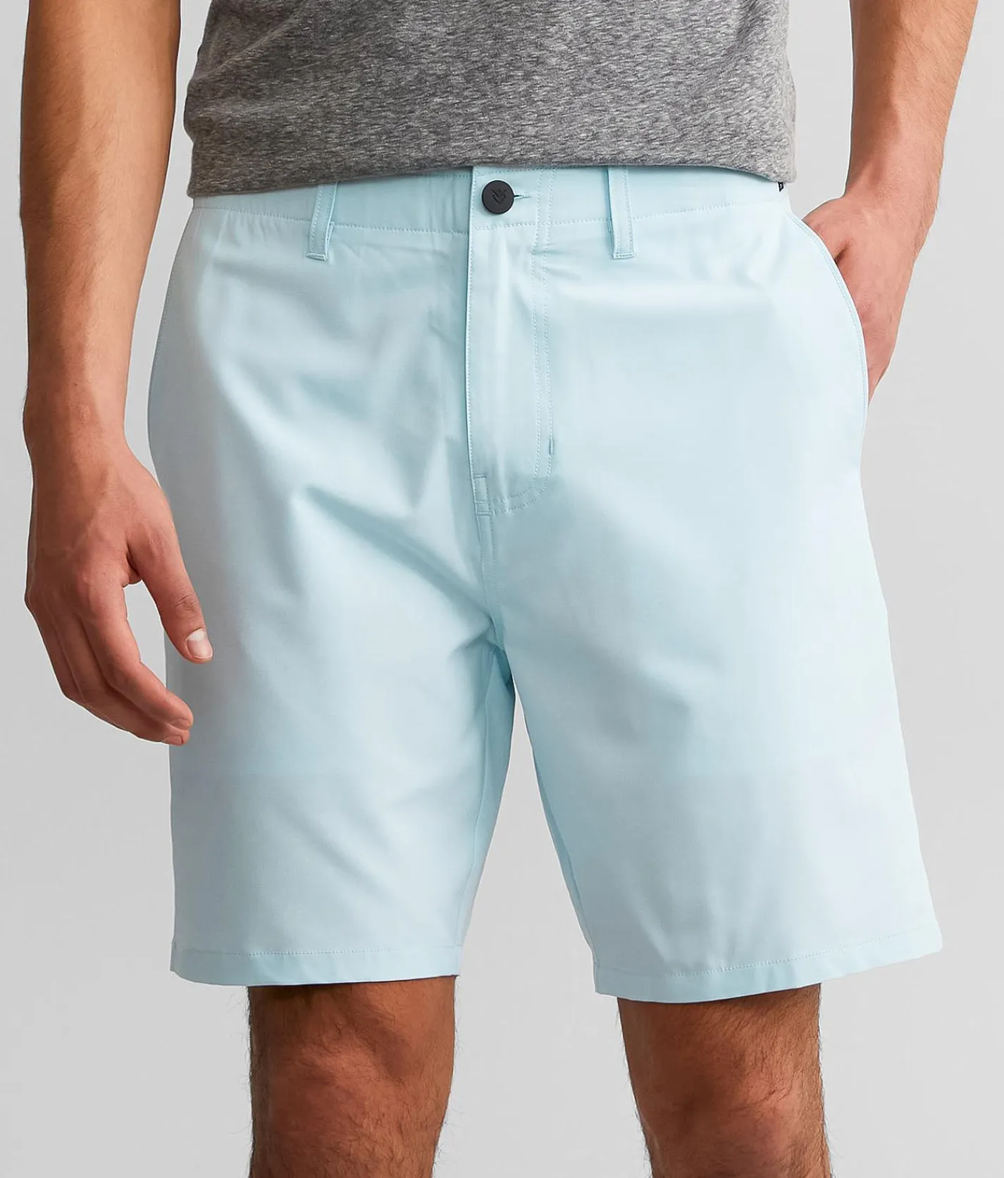 Veece Solid Stretch Walkshort Light Blue Best