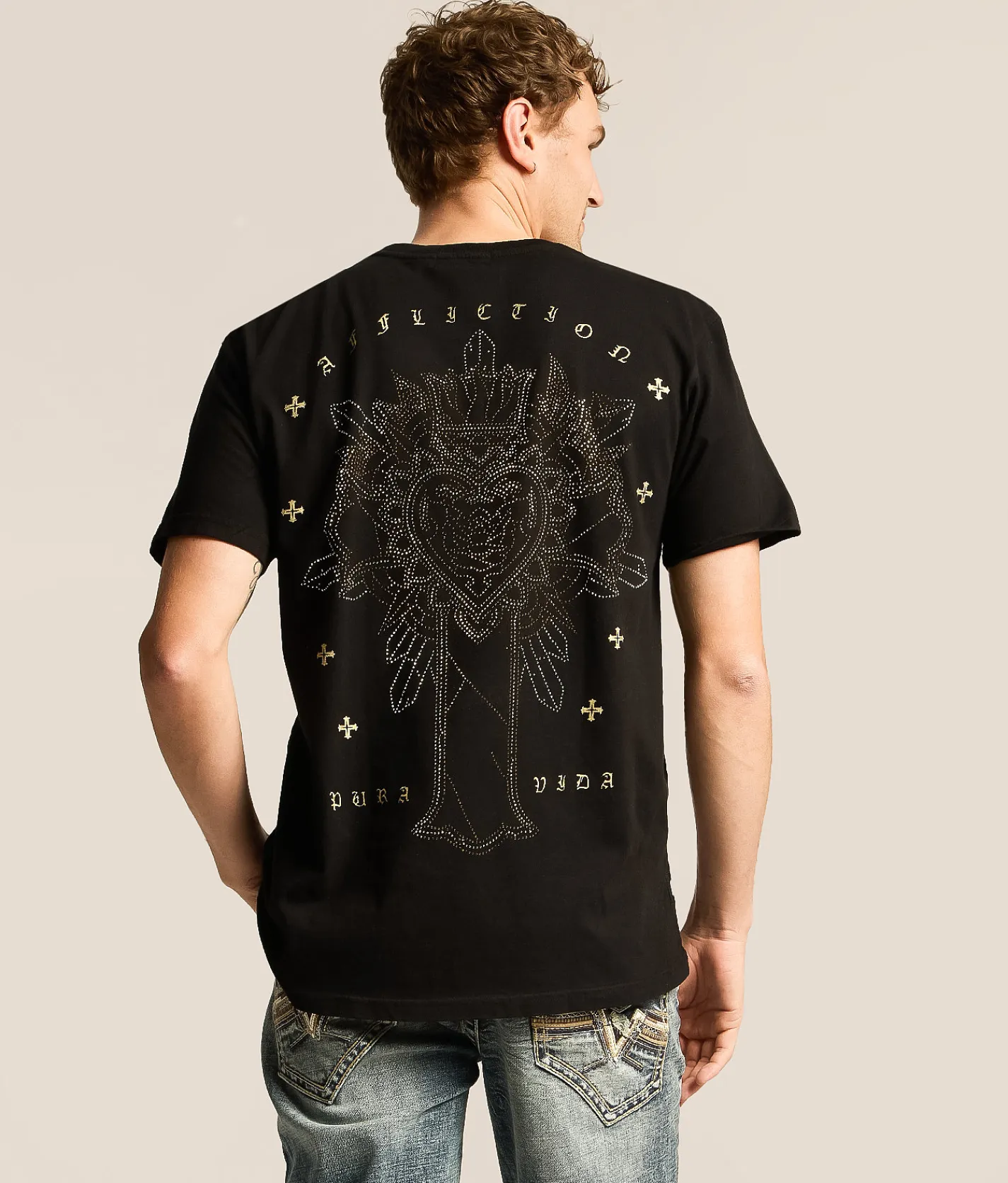 Affliction Soul Devout T-Shirt Black Hot