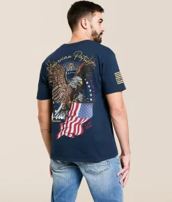 Howitzer Souring Flag T-Shirt Navy Online