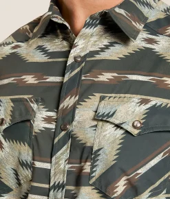 Gentry County Southwestern Athletic Shirt Black Brown Discount