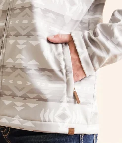 Gentry County Southwestern Jacket Cream Discount