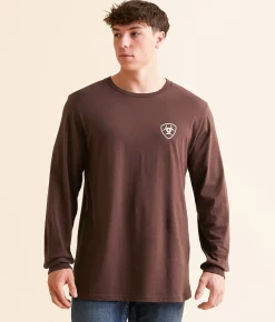 Graphic T-Shirts | Ariat Southwestern Open Square T-Shirt Puce