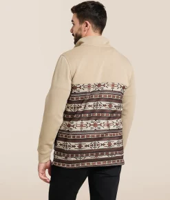 Tops | Departwest Southwestern Quarter Snap Pullover Island Fossil