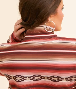 Ariat Southwestern Softshell Jacket Blushing Serape Discount