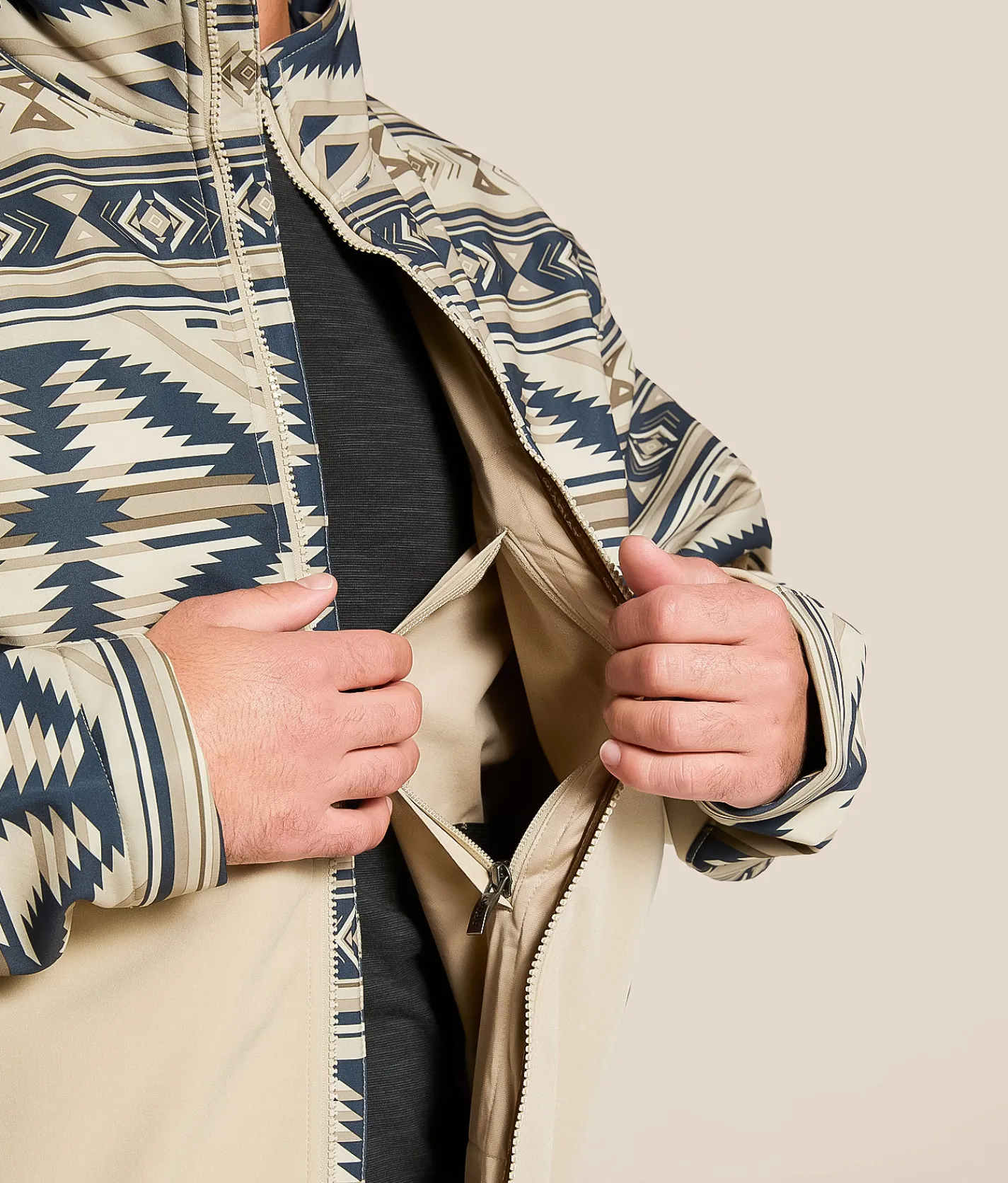 Ariat Southwestern Softshell Jacket White Pepper Online