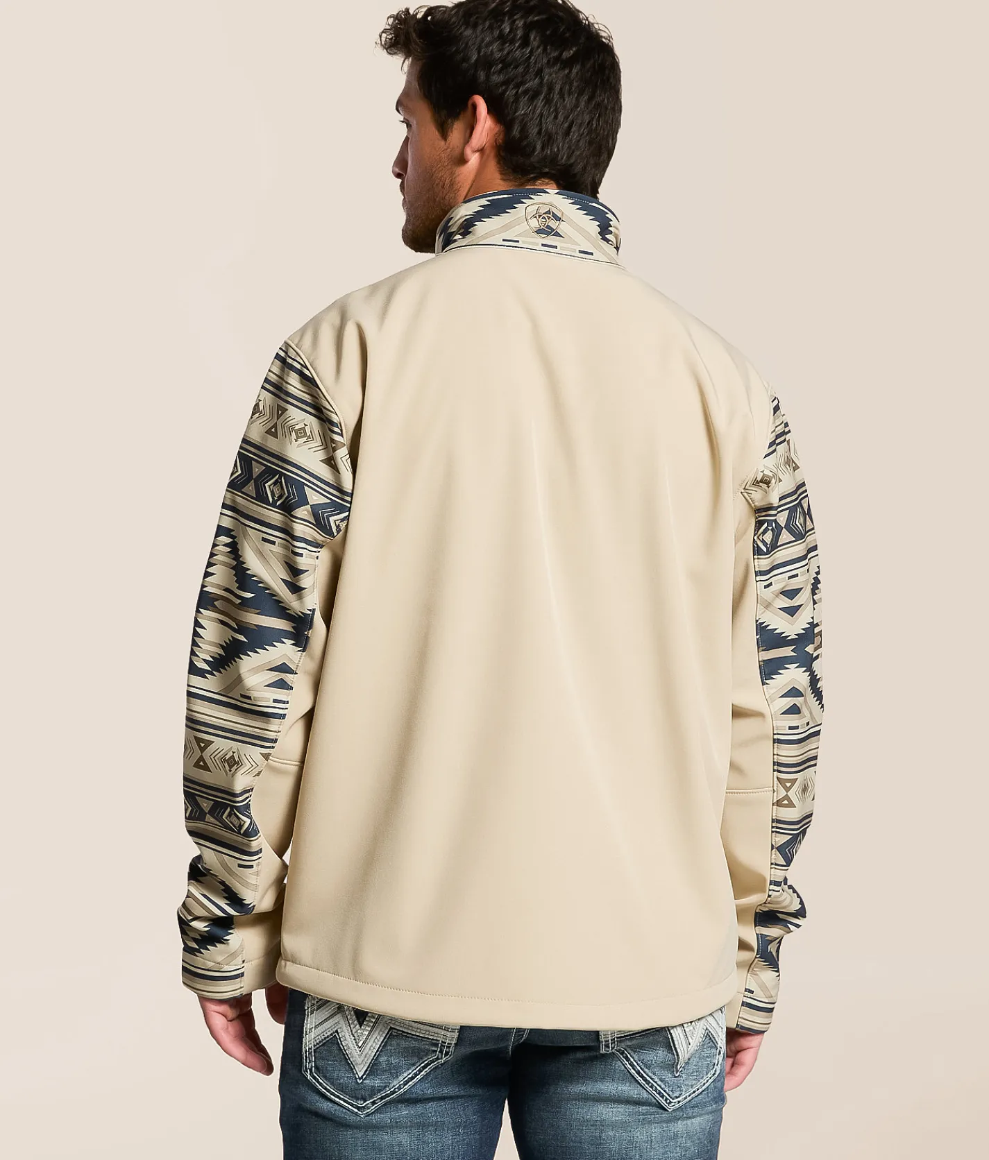 Ariat Southwestern Softshell Jacket White Pepper Online