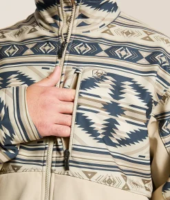 Ariat Southwestern Softshell Jacket White Pepper Online