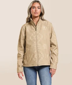 Ariat Southwestern Softshell Jacket SW Cross Stitch Outlet