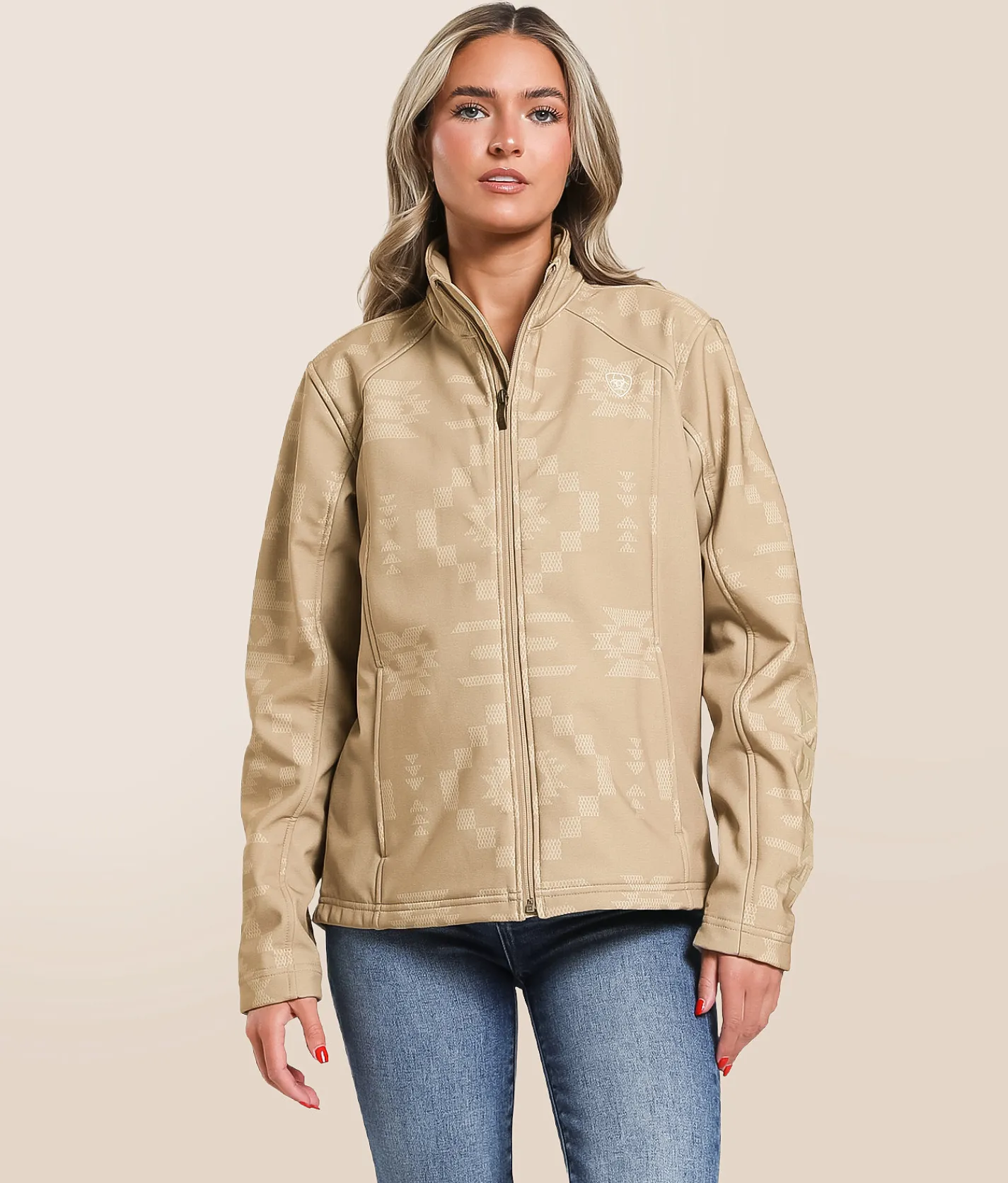 Ariat Southwestern Softshell Jacket SW Cross Stitch Outlet
