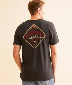 Ariat Southwest Hideout T-Shirt Vintage Black Clearance