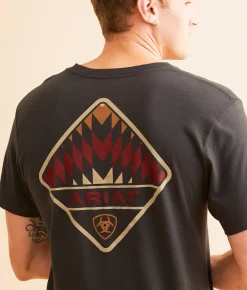 Ariat Southwest Hideout T-Shirt Vintage Black Clearance
