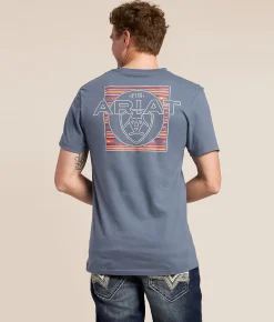 Ariat Southwest Interlocked T-Shirt Grisalle Online