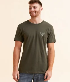 Ariat Southwest Longhorn T-Shirt Black Outlet