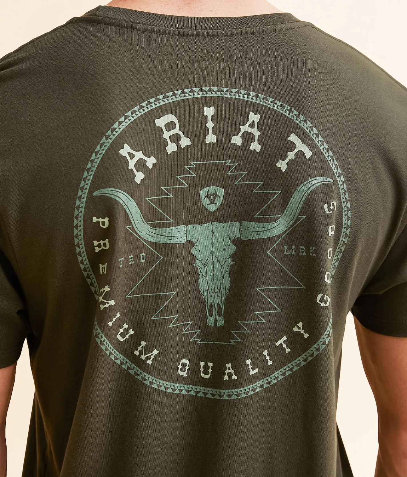 Ariat Southwest Longhorn T-Shirt Black Outlet