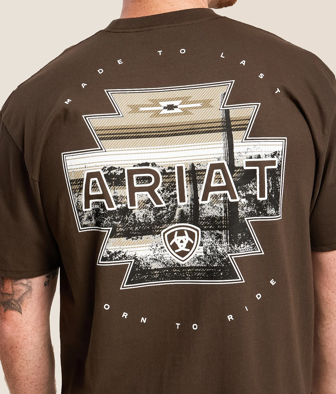 Tops|Graphic T-Shirts | Ariat Southwest Patch T-Shirt Java