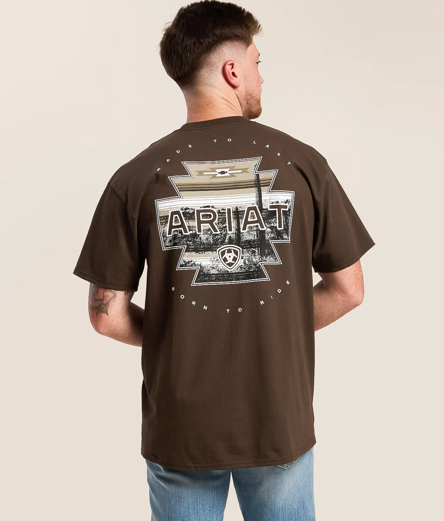Tops|Graphic T-Shirts | Ariat Southwest Patch T-Shirt Java