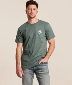 Tops | Ariat Southwest Rattler T-Shirt Balsam Green