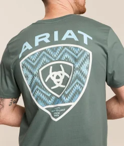 Tops | Ariat Southwest Rattler T-Shirt Balsam Green