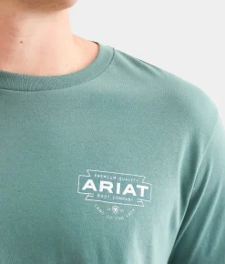 Ariat Southwest Simple T-Shirt Silver Pine Hot