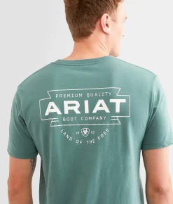 Ariat Southwest Simple T-Shirt Silver Pine Hot