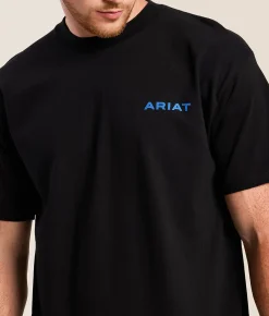 Ariat Southwest Skull Over T-Shirt Black Sale