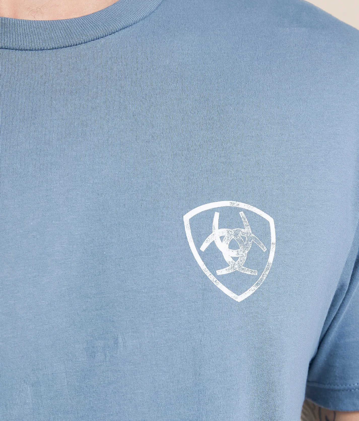 Tops|Graphic T-Shirts | Ariat Southwest Stamper T-Shirt Light Denim